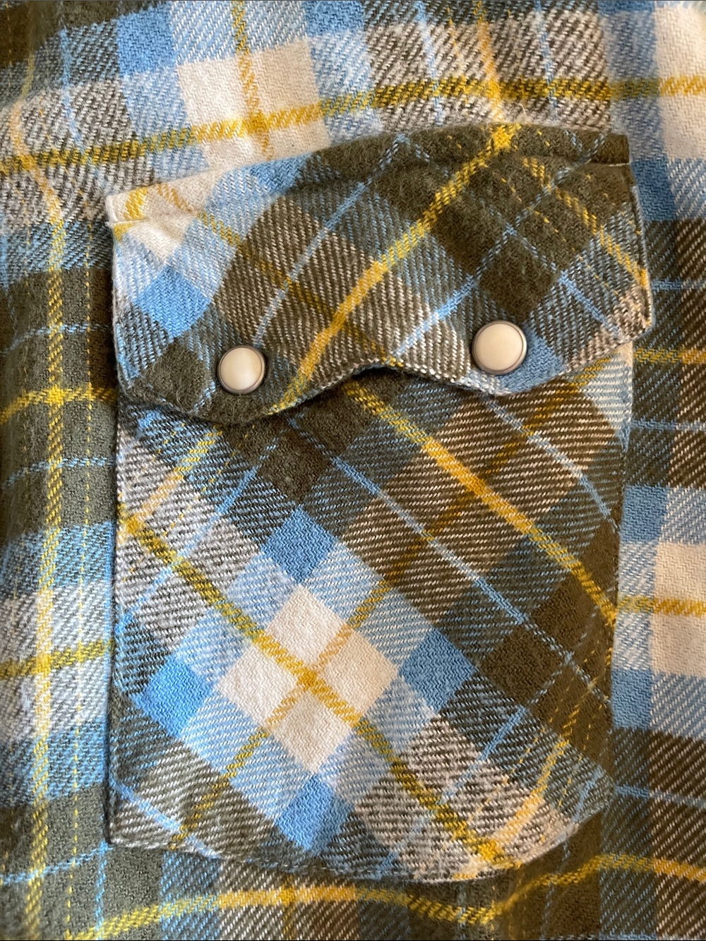 Wythe NY washed pearlsnap flannel - Picture 4 of 9